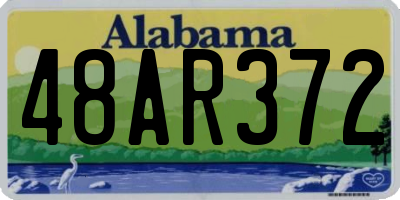 AL license plate 48AR372