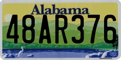 AL license plate 48AR376
