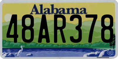 AL license plate 48AR378
