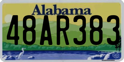 AL license plate 48AR383