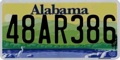 AL license plate 48AR386