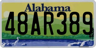 AL license plate 48AR389