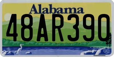 AL license plate 48AR390