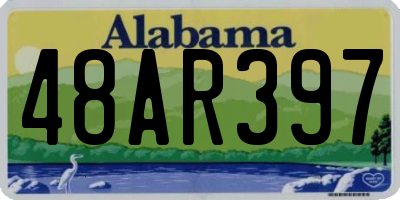 AL license plate 48AR397