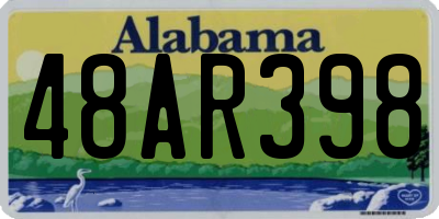 AL license plate 48AR398
