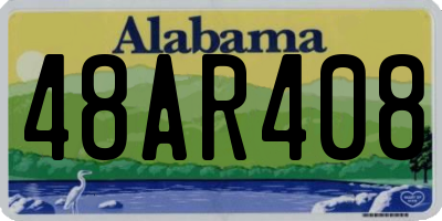 AL license plate 48AR408