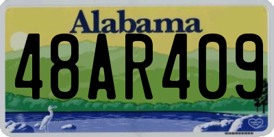 AL license plate 48AR409