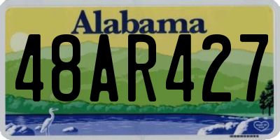 AL license plate 48AR427