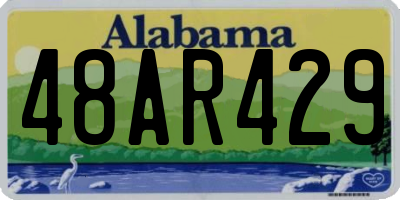 AL license plate 48AR429