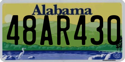AL license plate 48AR430