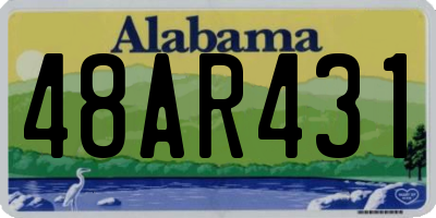 AL license plate 48AR431