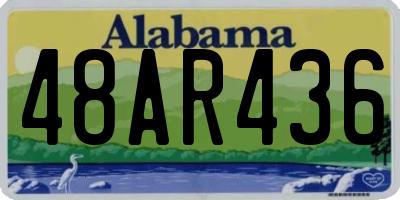 AL license plate 48AR436