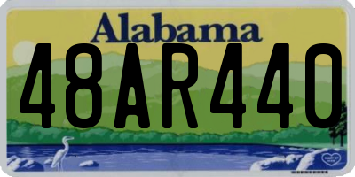 AL license plate 48AR440