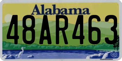 AL license plate 48AR463