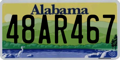 AL license plate 48AR467