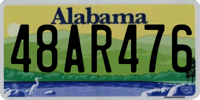 AL license plate 48AR476