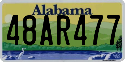 AL license plate 48AR477