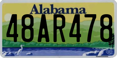 AL license plate 48AR478