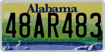 AL license plate 48AR483