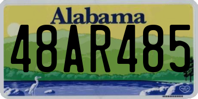 AL license plate 48AR485