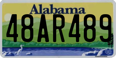 AL license plate 48AR489