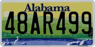 AL license plate 48AR499