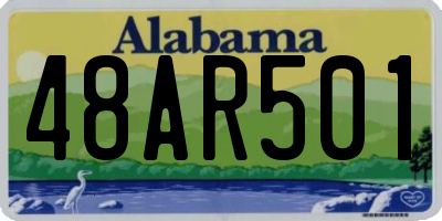 AL license plate 48AR501