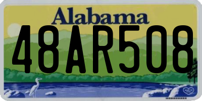 AL license plate 48AR508