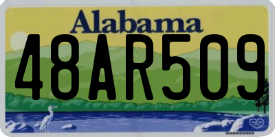 AL license plate 48AR509