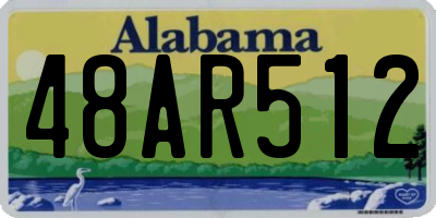 AL license plate 48AR512