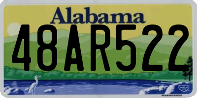 AL license plate 48AR522