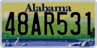 AL license plate 48AR531