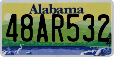 AL license plate 48AR532