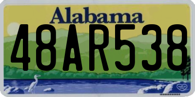 AL license plate 48AR538
