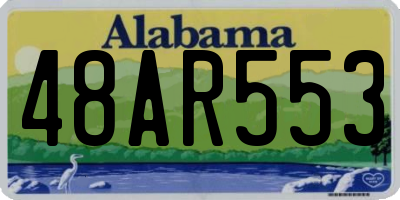 AL license plate 48AR553