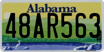 AL license plate 48AR563