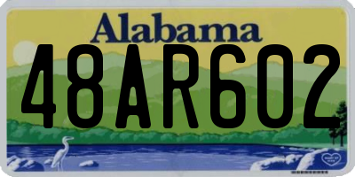 AL license plate 48AR602