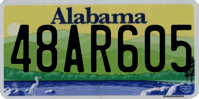 AL license plate 48AR605