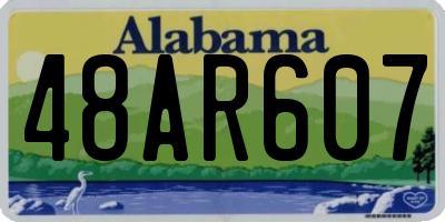 AL license plate 48AR607