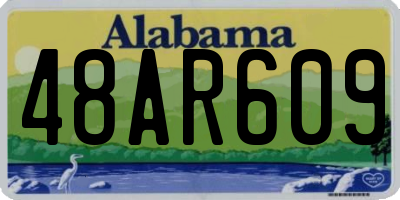 AL license plate 48AR609