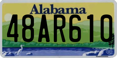AL license plate 48AR610