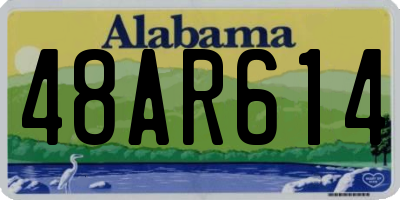 AL license plate 48AR614