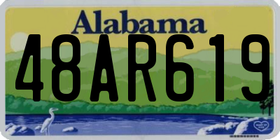 AL license plate 48AR619