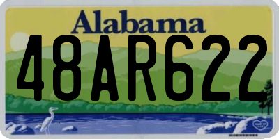 AL license plate 48AR622