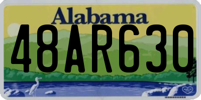 AL license plate 48AR630
