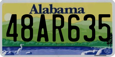 AL license plate 48AR635