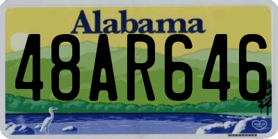 AL license plate 48AR646