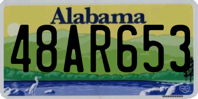AL license plate 48AR653