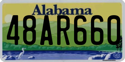 AL license plate 48AR660