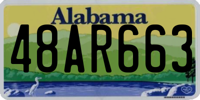 AL license plate 48AR663